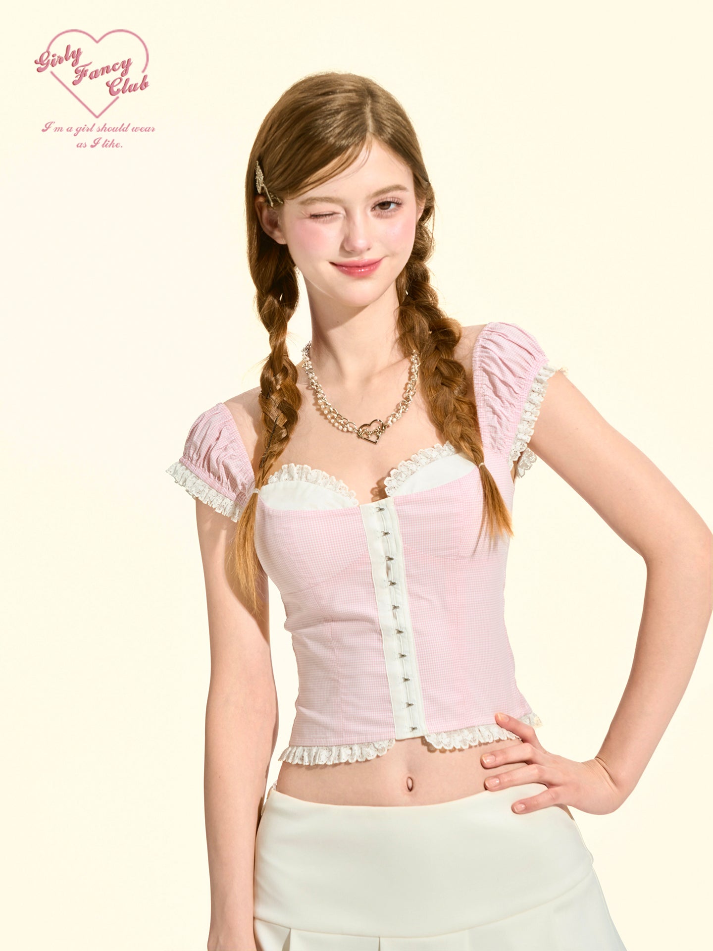 Sweet French-Inspired Ruffle Top