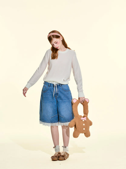 PURE Collection V-Neck Slim-Fit Silk & Wool Knit Top