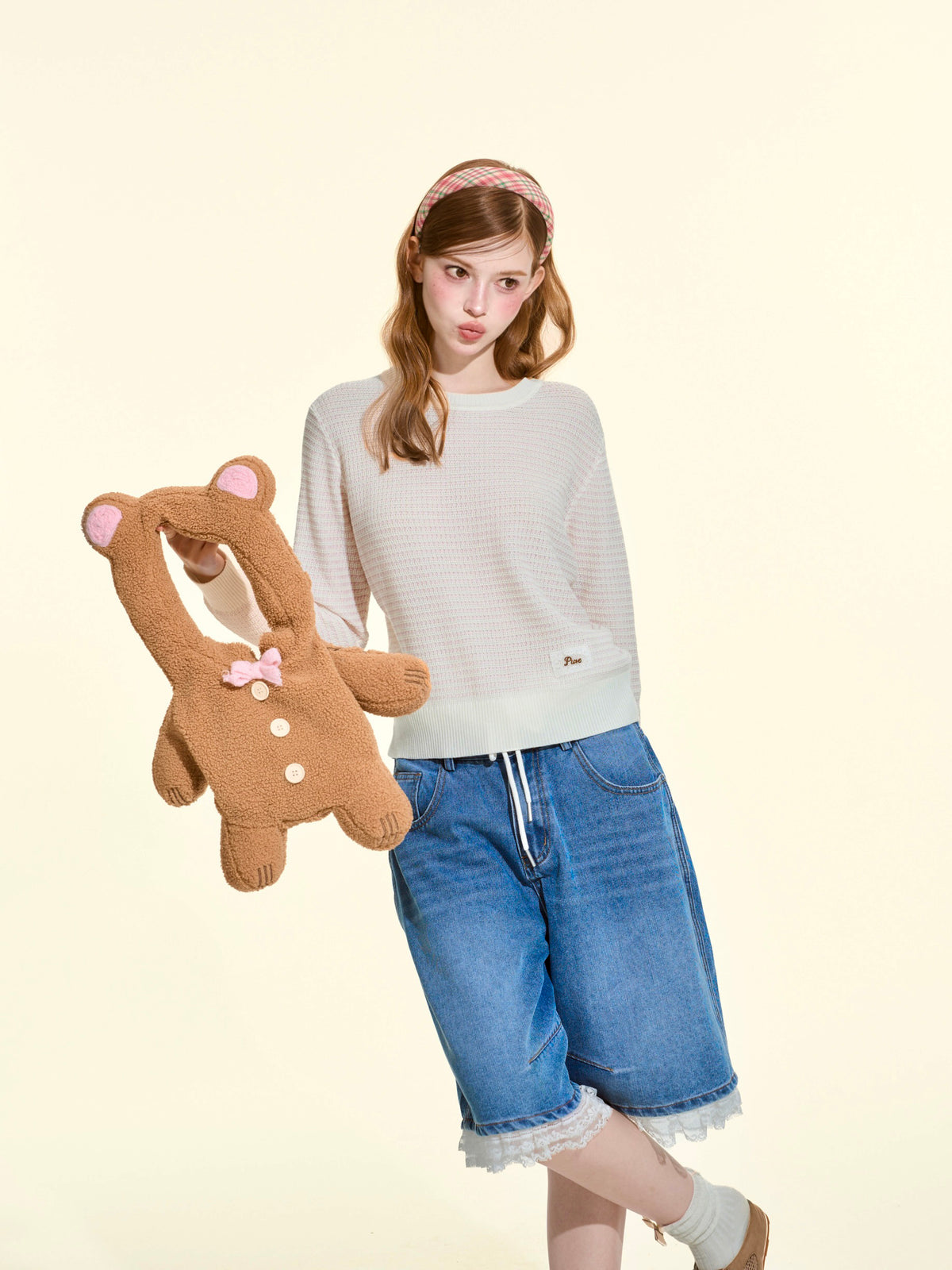PURE Collection V-Neck Slim-Fit Silk & Wool Knit Top