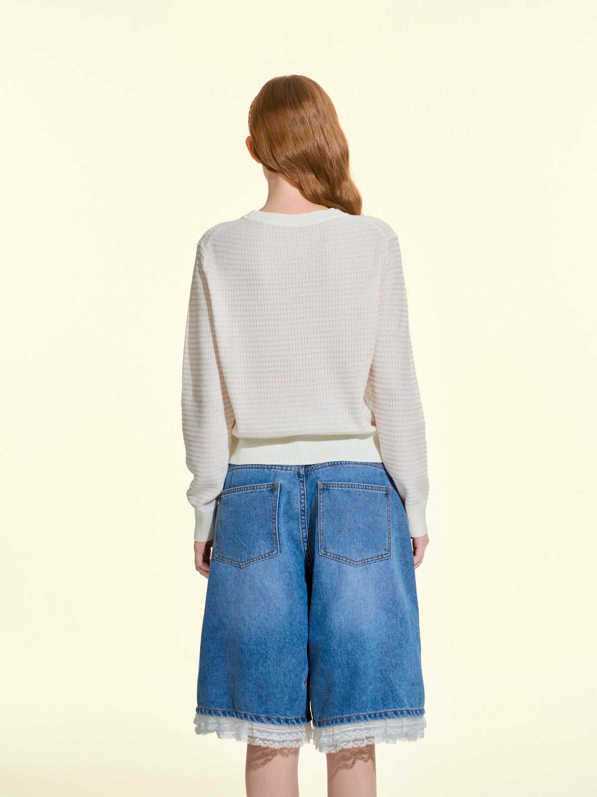 PURE Collection V-Neck Slim-Fit Silk & Wool Knit Top